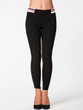 Casual Slit Pockets Elastic Waist Slim-leg Mid-rise Legging