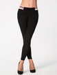 Casual Slit Pockets Elastic Waist Slim-leg Mid-rise Legging
