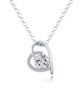 Casual Simple Heart Rhinestone Neckalce