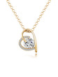 Casual Simple Heart Rhinestone Neckalce