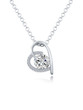 Casual Simple Heart Rhinestone Neckalce