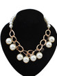Casual Faux Pearl Chain Necklace