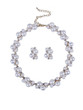 Casual Chic Faux Pearl With Rhinestone Necklace And Earring
