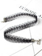 Casual Black Hollow Out Lace Choker Necklace