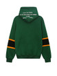 Casual Color Block Kangaroo Pocket Letters Drawstring Hoodie