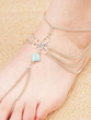 Pretty Tassels Turquoise Footchain Accessories