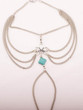 Pretty Tassels Turquoise Footchain Accessories