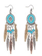Turquoise Tassels Earrings Accessories