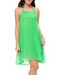 Casual Halter Hollow Out Plain Awesome Chiffon Shift Dress