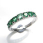 Emerald Gemstone 925 Sterling Silver Fine Jewelry Ring