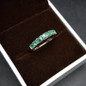 Emerald Gemstone 925 Sterling Silver Fine Jewelry Ring