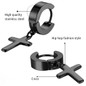 Men Black Cross Earrings Stainless Steel Drop Earring