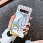Matte Cartoon Phone Cover Cute Rabbit Samsung Galaxy Case