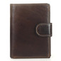 Vintage Men Wallet Genuine Cowhide Short Wallets Purse Card Holder