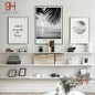 Beach Landscape Canvas Art Print Painting Poster, Nordic Style Wall Pictures for Home Decoration, Wall Decor BW003