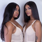 Luvin 360 Lace Frontal Wigs For Women Black Pre Plucked With Baby Hair Straight Peruvian Remy Hair Human Hair Lace Front Wigs