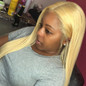 wigs for women 613 blonde lace frontal wig pre plucked with baby hair Straight Brazilian Human Hair Bob Lace Front Wigs