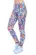 Women Legging Wild Dots Printed leggins High Waist Legins Woman Pants Stretch Leggings
