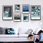 Seascape Canvas Art Print Painting Poster, Canvas Wall Pictures For Home Decoration, Sea Water Waves Wall Decor WT0030