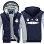 Miyazaki Hayao Cartoon Spirited Away Totoro Unisex Zipper Hoodies Coat