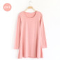 New Fashion Clothes Women Dress 100% Cotton Autumn Winter Dress Female Long Sleeve Dress O-Neck Woolen Dresses
