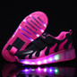 Children Glowing Sneakers Kids Roller Skate Shoes