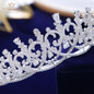 Heart Shape Zircon Crystal Wedding Tiaras
