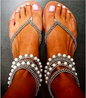 Summer Beach Beaded Clip Toe Sandals