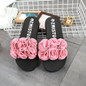Women Flower Summer Sandals Slipper Indoor Outdoor Flip-flops Beach Shoes