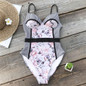 Floral Printing One-piece Swimsuit Monokini Sexy Beach Bathing Suits Swimsuits