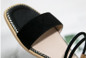 Summer Beach Flat Heel Sandals Solid Color Slippers