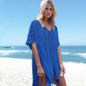 New Knit Hollow Irregular Swimwear Bikini Cover Up