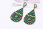 Bohemian Retro Colorful Rice Beads Handmade Earrings Jewelry