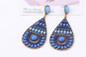 Bohemian Retro Colorful Rice Beads Handmade Earrings Jewelry