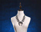 Bohemian Statement Neck Resins Big Moon Real Stone Necklaces Jewelry