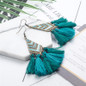 Handmade Vintage Bohemian Tassel Fringed Dangle Earrings Jewelry