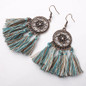 Ethnic Bohemian Drop Dangle Long Rope Fringes Retro Tassel Earrings Women Party Jewelry