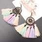 Ethnic Bohemian Drop Dangle Long Rope Fringes Retro Tassel Earrings Women Party Jewelry