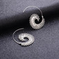 Earrings Spiral Decoration Wild Earrings Female Punk Fashion Jewelry Accessories