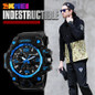 Fashion Sport Super Cool Men's Quartz Digital Watch Men Sports Watches SKMEI Luxury Brand LED Military Waterproof Wristwatches