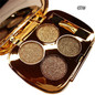 Professional Eye Makeup 4 Colors Palette Gold Smoky Diamond Bright Glitter Eye Shadow