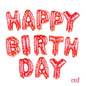 13pcs/lot Happy Birthday balloons Party Decoration NOGOO Letters Alphabet Aluminum balloon Foil