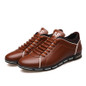 Fashion Big Size Genuine Leather Men Shoes, High Quality Men Casual Shoes, Brand Shoes Men