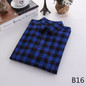 2018 Spring New Brand Women Blouses Long Sleeve Cotton Flannel Plaid Shirts Women Casual Plus Size