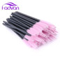 Plastic Handle Eyelashes Brush Disposable Eyelash Brushes Makeup Tool Synthetic Colorful Brushes for