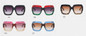 Oversized Square Sunglasses Luxury Brand Designer Vintage Shades Eyewear
