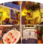 Cutebee Doll House Furniture Miniature Dollhouse DIY Miniature House Room Box Theatre Toys for Children DIY Dollhouse Njxw-B