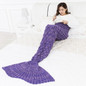 Mermaid Blanket Handmade Knitted Sleeping Kids Adult Blanket Couverture sirene
