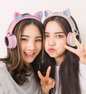 Wireless Cat Ear Headphones Bluetooth Headset