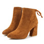 Aphixta Suede Ankle Boots